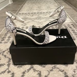 Dune London open toe high heel sandals 🖤